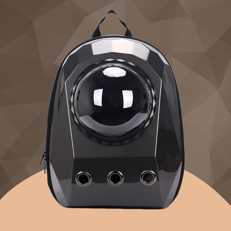 Breathable Pet Space Capsule Carrier Bag | Dog & Cat Travel Backpack Cage