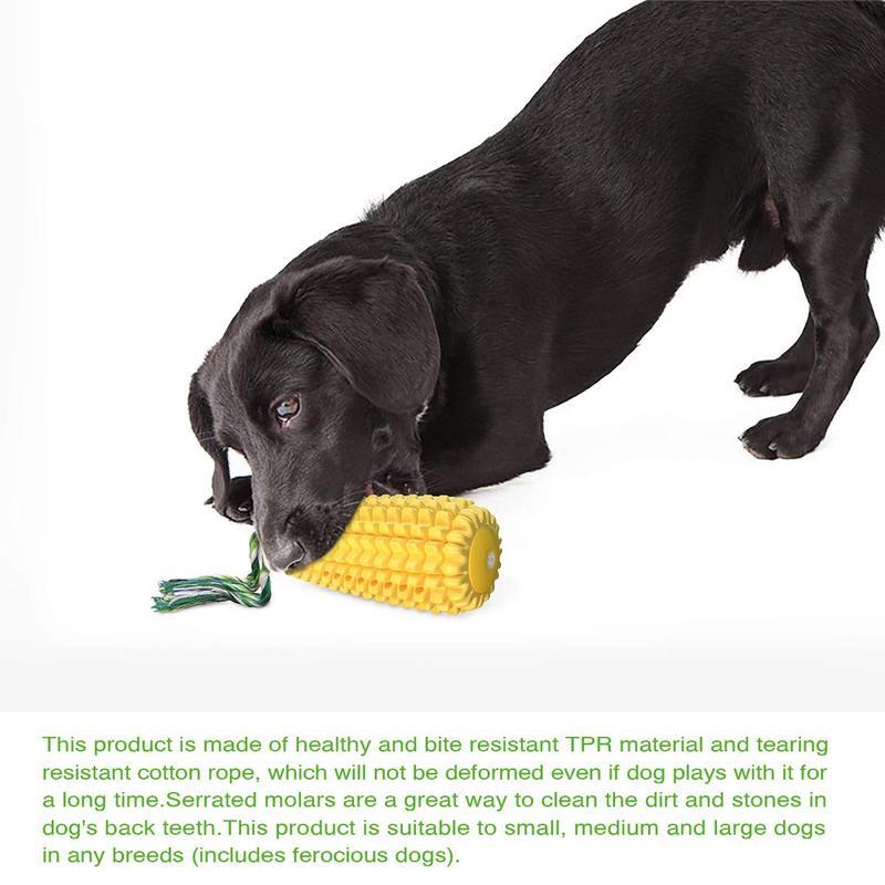Durable Corn Stick Dog Toy | Squeaky, Bite-Resistant Rope Chew for All Breeds