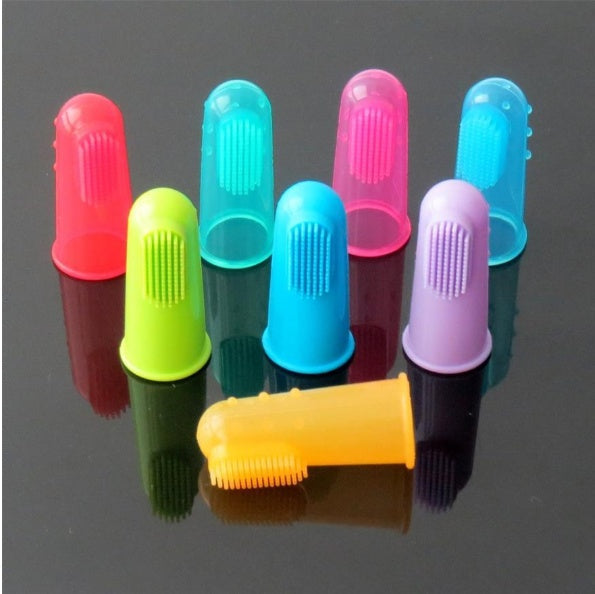 Gentle Pet Oral Care: Super Soft Finger Toothbrush for Dogs and Cats