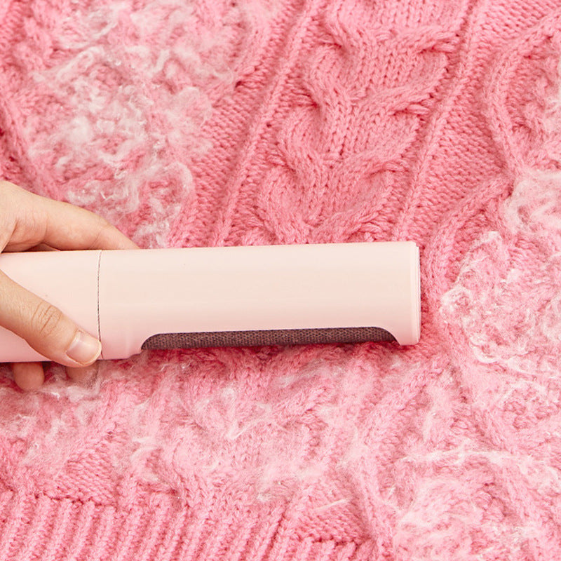 Effective Self-Cleaning Pet Hair Removal Tool | 2-in-1 Brush & Portable Lint Roller