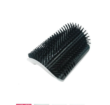Wall-Mounted Cat Grooming Tool | Corner Rubbing Massager Brush Device
