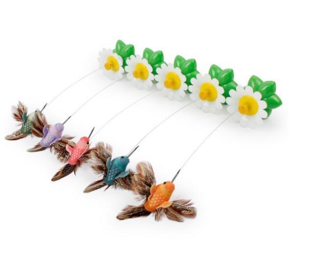 Electric Automatic Rotating Flower Cat Toy | Interactive Pet Teaser
