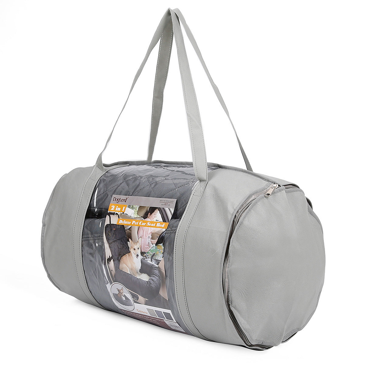 Multi-Purpose Pet Bed Car Seat Pad | 2-in-1 Folding Dog Carrier & Mattress