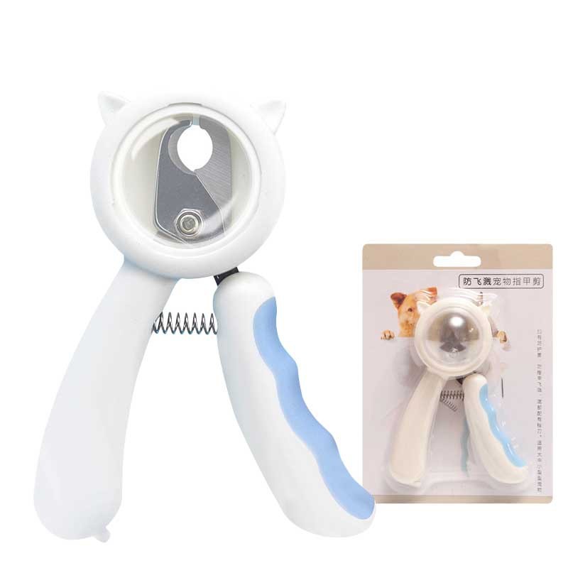 Professional Splash-Guard Pet Nail Scissors | Safe Claw Trimmer for Dogs & Cats
