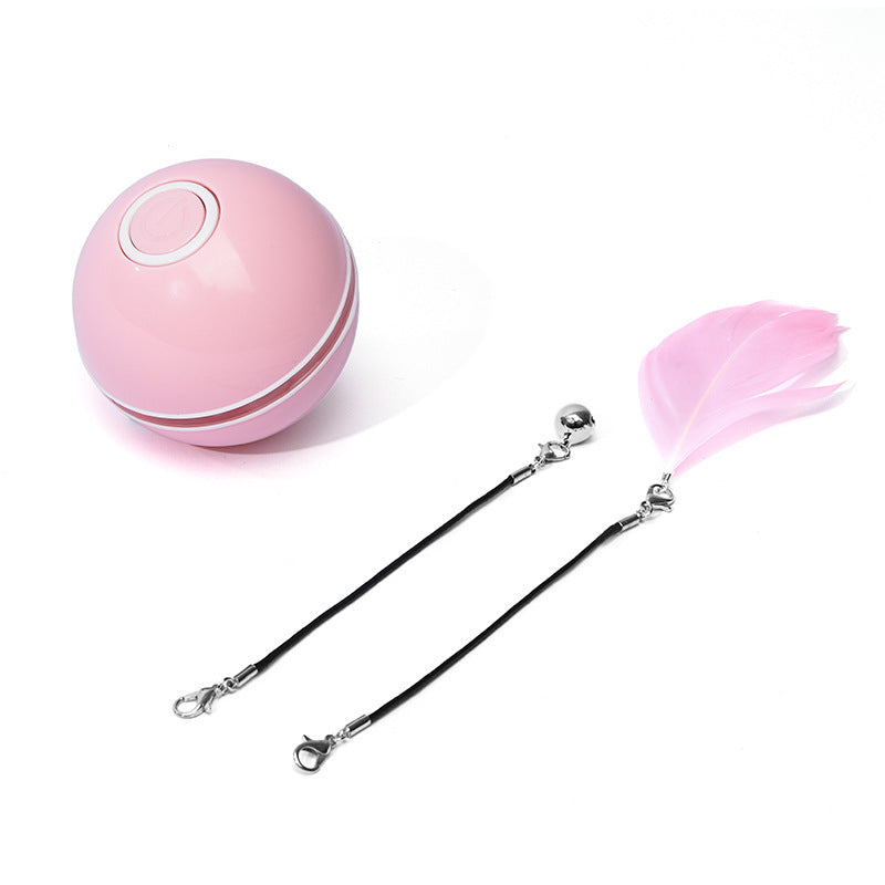Electric LED Laser Cat Ball | Automatic Bouncing & Rolling Kitten Toy