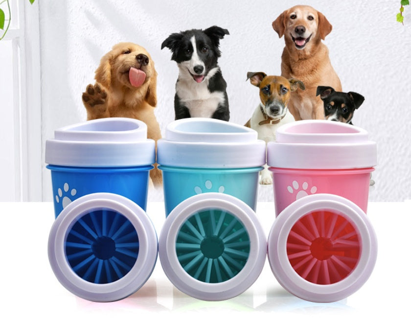 Quick Clean Pet Paw Washer | Silicone Dog Foot Scrubber Tool