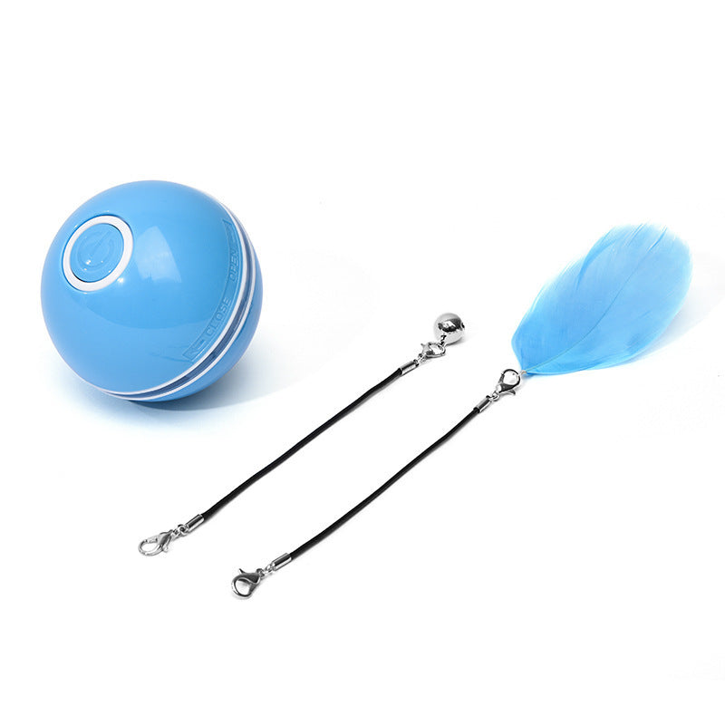 Electric LED Laser Cat Ball | Automatic Bouncing & Rolling Kitten Toy