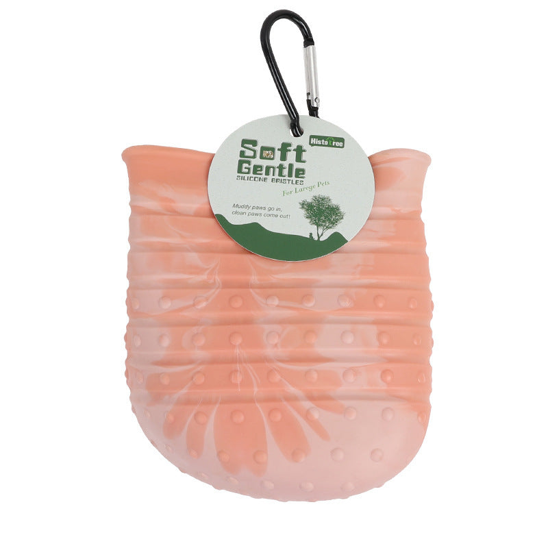 Pet Foot Cleaning Washer Brush Cup | Soft Silicone Paw Clean Bucket for Dogs