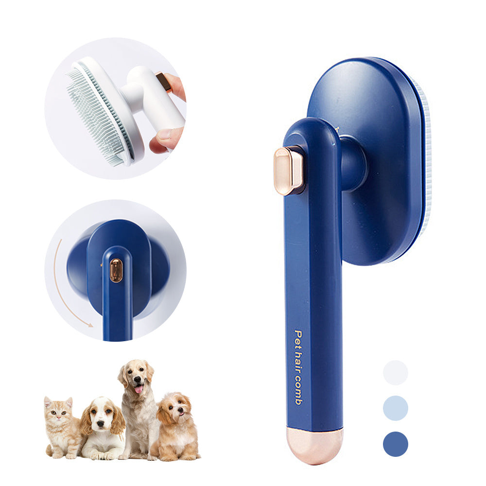 Pet Hair Removal Artifact Comb | Self-Cleaning Brush for Cat & Dog Floating Hair