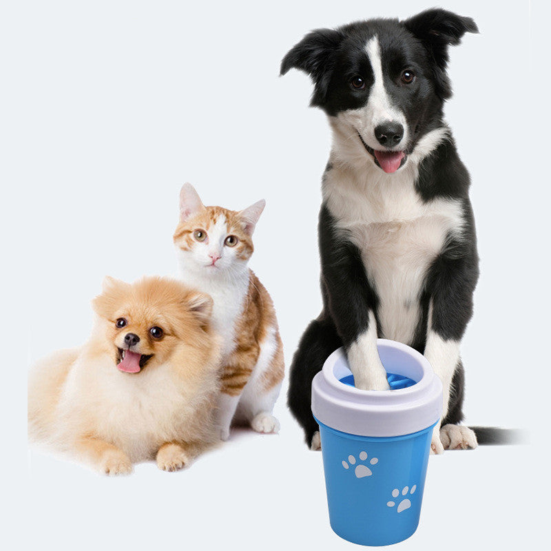 Quick Clean Pet Paw Washer | Silicone Dog Foot Scrubber Tool