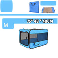 Soft Folding Pet Carrier Cage | Travel Bag with Locking Safety Zippers